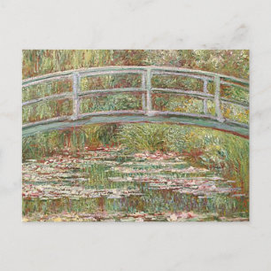 Claude Monet - Brug over een waterlantaarn Briefkaart