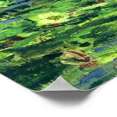 Claude Monet: Brug over een waterlantaarn Poster (Hoek)