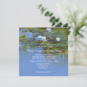 Claude Monet  bruiloft Kaart (Staand voorkant)