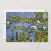 Claude Monet  bruiloft Kaart (Achterkant)