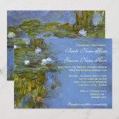 Claude Monet  bruiloft Kaart (Voorkant / Achterkant)