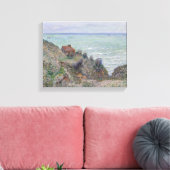 Claude Monet - Cabin of the Customs Watch Canvas Afdruk (Insitu (Woonkamer))