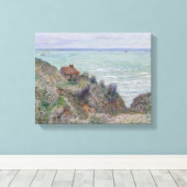 Claude Monet - Cabin of the Customs Watch Canvas Afdruk (Insitu (Houten vloer))