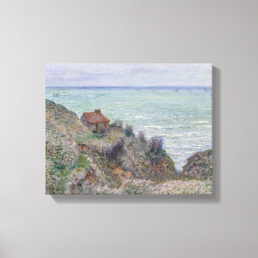 Claude Monet - Cabin of the Customs Watch Canvas Afdruk (Voorkant)