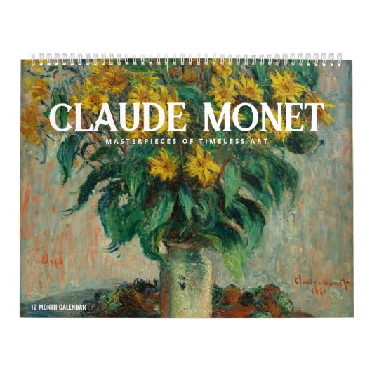 Claude Monet Calendar Kalender (Hoes)
