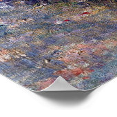 Claude Monet Camille in de tuin van Argenteuil Poster (Hoek)