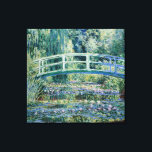 Claude Monet Canvas Afdruk<br><div class="desc">Claude Monet-Water Lilies en de Japanse brug</div>