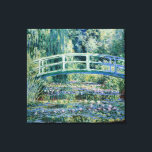 Claude Monet Canvas Afdruk<br><div class="desc">Claude Monet-Water Lilies en de Japanse brug</div>