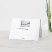 Claude Monet - Cart on the Snowy Road at Honfleur Kaart (Achterkant)