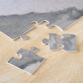 Claude Monet - Cart on the Snowy Road at Honfleur Legpuzzel (Zijkant)