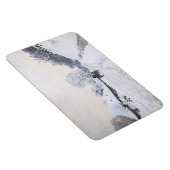 Claude Monet - Cart on the Snowy Road at Honfleur Magneet (Rechterzijde)