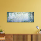 Claude Monet | centrum voor waterlib-weiden Canvas Afdruk (Insitu (Woonkamer))