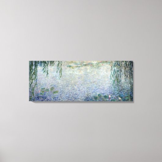 Claude Monet | centrum voor waterlib-weiden Canvas Afdruk (Voorkant)
