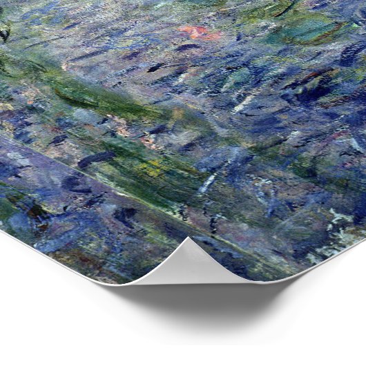 Claude Monet | centrum voor waterlib-weiden Poster (Hoek)