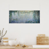 Claude Monet | centrum voor waterlib-weiden Poster (Keuken)