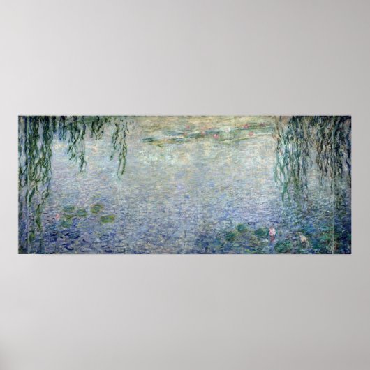 Claude Monet | centrum voor waterlib-weiden Poster (Voorkant)