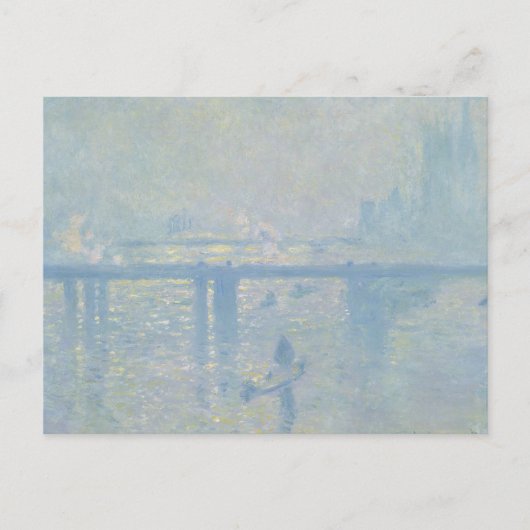 Claude Monet - Charing Cross Bridge Briefkaart (Voorkant)
