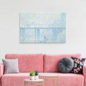 Claude Monet - Charing Cross Bridge Canvas Afdruk (Insitu (Woonkamer))