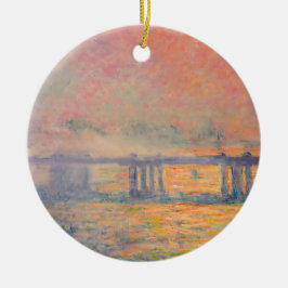 Claude Monet Charing Cross Bridge Keramisch Ornament