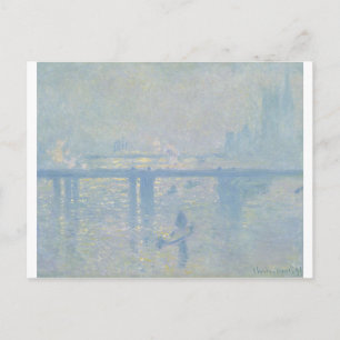 Claude Monet - Charing Cross Bridge. Klassieke kun Briefkaart