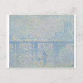 Claude Monet - Charing Cross Bridge. Klassieke kun Briefkaart (Voorkant)
