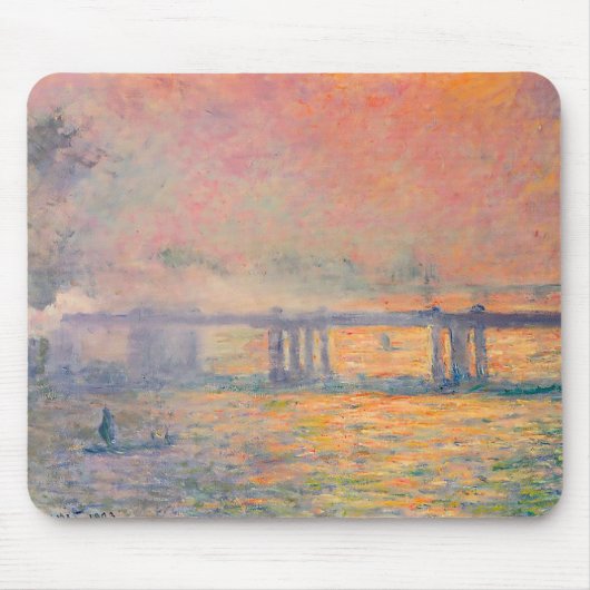 Claude Monet Charing Cross Bridge Muismat (Voorkant)