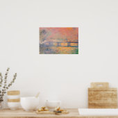 Claude Monet Charing Cross Bridge Poster (Keuken)