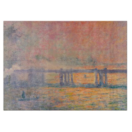 Claude Monet Charing Cross Bridge Snijplank (Voorkant)