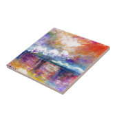 Claude Monet Charing Cross Bridge Tegeltje (Zijkant)