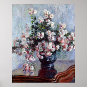 Claude Monet, Chrysanten, 1882 Poster