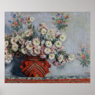 Claude Monet   Chrysanthema 1878 Poster