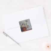 Claude Monet | Chrysanthema 1878 Vierkante Sticker (Envelop)