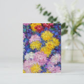 Claude Monet - Chrysanthemums Briefkaart (Staand voorkant)