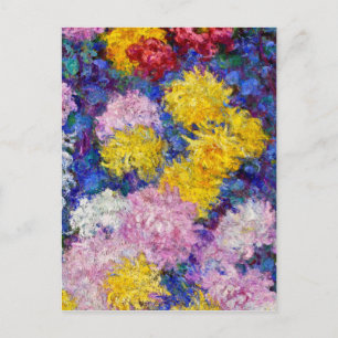 Claude Monet - Chrysanthemums Briefkaart