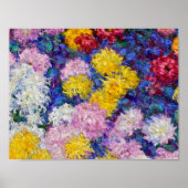 Claude Monet - Chrysanthemums Poster (Voorkant)