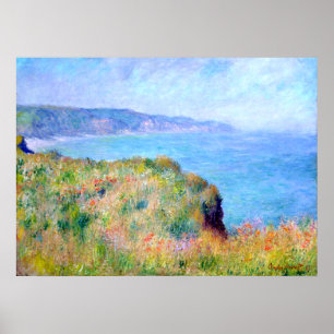 Claude Monet: Cliff Near Pourville Poster
