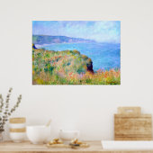 Claude Monet: Cliff Near Pourville Poster (Keuken)