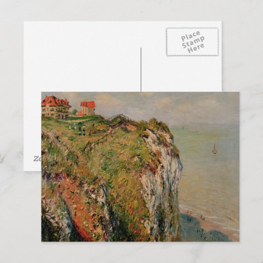 Claude Monet | Cliff te Dieppe, 1882 Briefkaart (Voorkant / Achterkant)