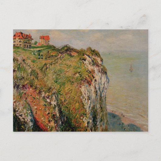 Claude Monet | Cliff te Dieppe, 1882 Briefkaart (Voorkant)