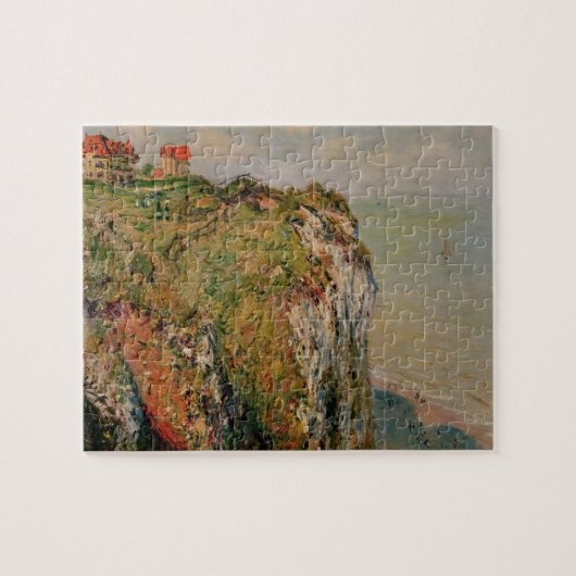 Claude Monet | Cliff te Dieppe, 1882 Legpuzzel (Horizontaal)