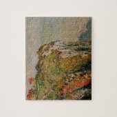 Claude Monet | Cliff te Dieppe, 1882 Legpuzzel (Verticaal)