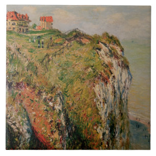 Claude Monet   Cliff te Dieppe, 1882 Tegeltje