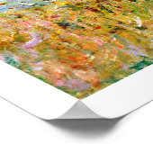 Claude Monet - Cliff Top Walk in Pourville - Impre Poster (Hoek)