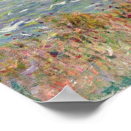 Claude Monet Cliff Walk at Pourville Poster (Hoek)