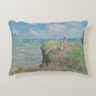 Claude Monet - Cliff Walk in Pourville Accent Kussen