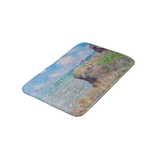 Claude Monet - Cliff Walk in Pourville Badmat (Gekanteld)