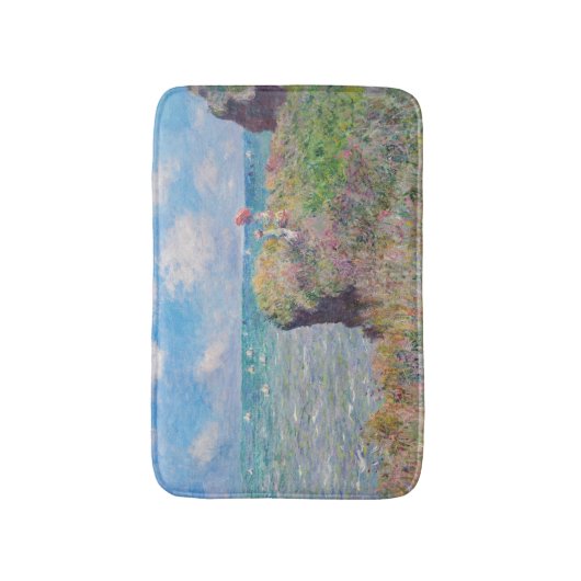 Claude Monet - Cliff Walk in Pourville Badmat (Voorkant Verticaal)