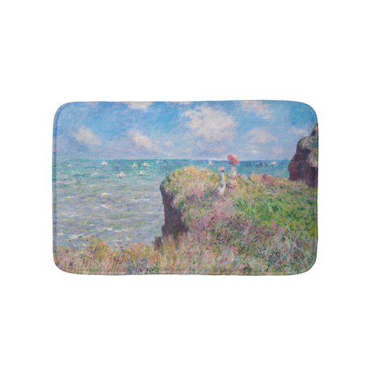 Claude Monet - Cliff Walk in Pourville Badmat (Voorkant)
