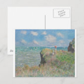Claude Monet - Cliff Walk in Pourville Briefkaart (Voorkant / Achterkant)