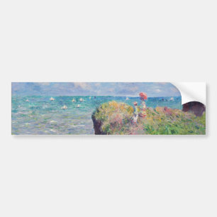 Claude Monet - Cliff Walk in Pourville Bumpersticker